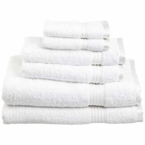 Superior Superior Egyptian Cotton 6-Piece Towel Set White NS 6 PC SET WH - main